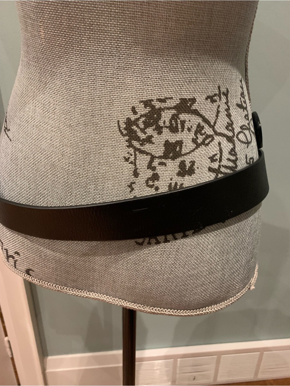 Silpada Black Leather Flower Buckle Belt - Picture 5 of 14